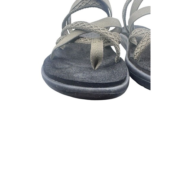 Teva Womens Voya Zillesa Mahani Burnt Olive 6 37 Flip Flops Thong Sandals - Picture 4 of 16